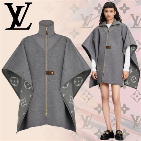 louis vuitton poncho cape|louis vuitton ladies jackets.